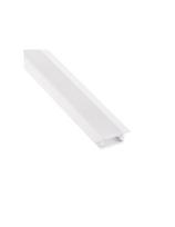 Aluminum profile with white cover for LED strip, white, recessed INLINE MINI XL 3m