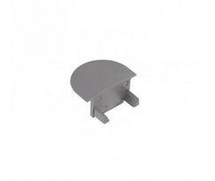 Endcap for LED profile ZENOLINE, gray, without hole