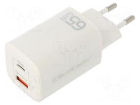 Power supply: switching | mains,plug-in,charger | 5÷20VDC | 3.25A