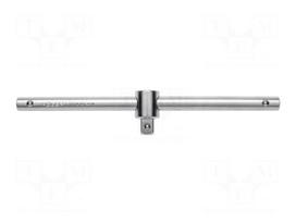 Wrench: knob | 1/4" | Chrom-vanadium steel | 152mm | Kind of handle: T
