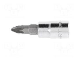 Socket: Pozidriv®-bit | PZ2 | 1/4" | Chrom-vanadium steel