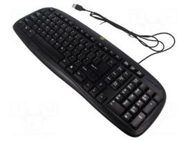 Keypad: computer | black | USB | ESD,wired