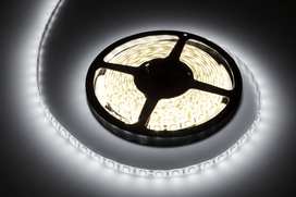 LED juostos // NEON FLEX LED strips // Sznur diodowy 5m Rebel zimny biały wodoodporny (300x5050 SMD) 12V