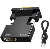 TV, SAT, HDMI, DVI kabeliai ir priedai // Konektori, aksesuāri un instrumenti koaksiālajiem kabeļiem // HD38 Konwerter hdmi do vga d-sub audio