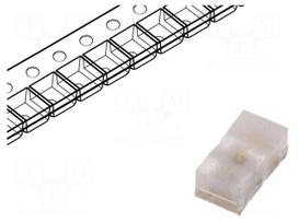 LED | orange | SMD | 0603 | 3.55÷7.5mcd | 1.8÷2.6VDC | 1.6x0.8x0.6mm | 80°