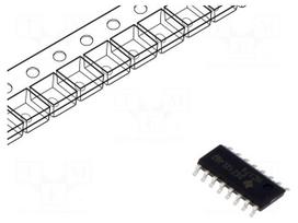 IC: digital | D flip-flop | Ch: 6 | CMOS | SMD | SOIC16 | HC | reel,tape