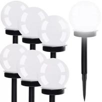 Įrankiai ir matavimo prietaisai // Sodo įrankiai ir priedai // Lampa ogrodowa solarna- kula zestaw 6szt. 23562