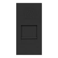 Įrankiai ir matavimo prietaisai // Įrankių, priedų naujienos // NOEN RJ11, gniazdo modułowe 22,5x45mm telefoniczne RJ11, czarne