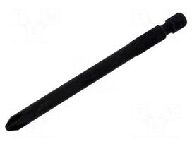 Screwdriver bit | Phillips | PH2 | 1/4" | Overall len: 90mm