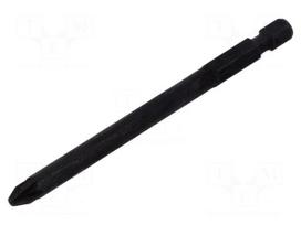 Screwdriver bit | Pozidriv® | PZ2 | 1/4" | Overall len: 90mm