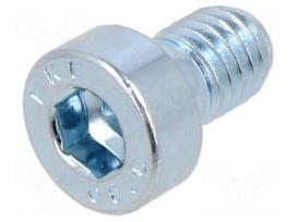 Screw | M5 | M5x8 | 0.8 | Head: cheese head | hex key | HEX 4mm | steel