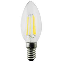 LED apšvietimas // Šviestuvai iš naujų pristatymų // Żarówka  Maclean, Filamentowa LED E14, 6W, 230V, WW ciepła biała 3000K, 806lm, Retro edison ozdobna świeczka C35, MCE286