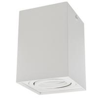 LED apšvietimas // Šviestuvai iš naujų pristatymų // Tuba / oprawa natynkowa Maclean, punktowa, halogenowa, kwadratowa, aluminiowa, GU10, kolor biały, 80x80x115mm, MCE426 W