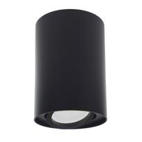 LED apšvietimas // Šviestuvai iš naujų pristatymų // Tuba / oprawa natynkowa Maclean, punktowa, halogenowa, okrągła, aluminiowa, GU10, 80x115mm, kolor czarny, MCE422 B