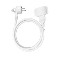 Elektros prekės // Maitinimo prailgintuvų, skirstytuvų ir UK bei USA adapterių rinkinys // Przedłużacz domowy jednogniazdowy, 1x2P+Z (schuko) 3m,kabel PVC H05VV-F 3x1,5mm?, 230VAC/16A