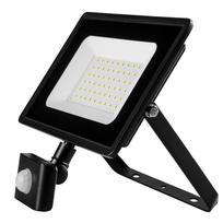 LED apšvietimas // LED prožektoriai // Reflektor z czujnikiem ruchu SMD 50W 4000 lm 230V