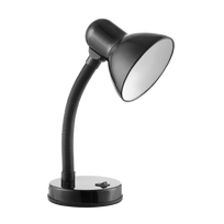 Interjero Šviestuvai | Dizaino Šviesos // Stalinės lempos, Darbo apšvietimas // FUPI, lampa biurkowa, 10W, E27, stal + tworzywo, czarna