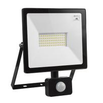 LED apšvietimas // LED prožektoriai // Naświetlacz LEDz czujnikiem ruchu Maclean, slim 50W, 4000lm, barwa ciepła biała (3000K), IP44, MCE650 WW PIR