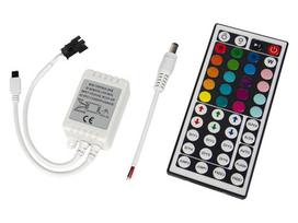 LED apšvietimas // Šviestuvai iš naujų pristatymų // 70-791# Sterownik taśm led rgb 44-key pil. ir hq