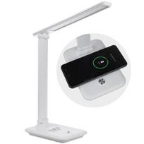 Interjero Šviestuvai | Dizaino Šviesos // Stalinės lempos, Darbo apšvietimas // Lampka biurkowa LED Maclean, max. 9W, 220-240V AC, możliwość zmiany barwy, ściemnialna, ładowarka bezprz., 450lm, MCE616 W