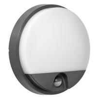 Įrankiai ir matavimo prietaisai // Įrankių, priedų naujienos // AGAT LED 10W, oprawa ogrodowa z czujnikiem ruchu 140st, 800lm, IP54, 4000K, szara