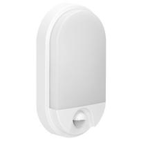 Įrankiai ir matavimo prietaisai // Įrankių, priedų naujienos // NEFRYT LED 10W, oprawa ogrodowa z czujnikiem ruchu 140st,  800lm, IP54, 4000K, biała