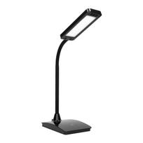 Interjero Šviestuvai | Dizaino Šviesos // Stalinės lempos, Darbo apšvietimas // AMET LED DIM 6W, lampka biurkowa, 360lm, 3000K, czarna, funkcja ściemniania