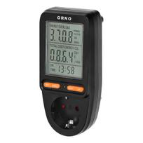 Įrankiai ir matavimo prietaisai // Įrankių, priedų naujienos // Watomierz, kalkulator energii z wyświetlaczem LCD, wersja Schuko, czarny