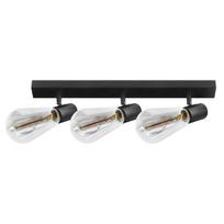 Įrankiai ir matavimo prietaisai // Įrankių, priedų naujienos // RIO SP 3, oprawa ścienno-sufitowa, E27 max. 3x60W, IP20, czarna