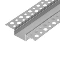 Įrankiai ir matavimo prietaisai // Įrankių, priedų naujienos // Profil aluminiowy na 2 taśmy LED, 2000 x 57,89 x 9,8 mm, wpuszczany w karton gips, srebrny