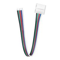 Įrankiai ir matavimo prietaisai // Įrankių, priedų naujienos // Złączka LED RGBW 12mm, jednostronna, z przewodem