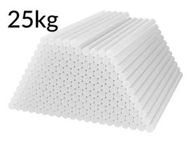 Įrankiai ir matavimo prietaisai // Sodo įrankiai ir priedai // 14-266# Klej do pistoletu cienki 7,2/150mm przezroczysty 25kg