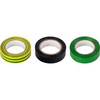 Instaliacinės izoliacinės ir sujungimo medžiagos // Izoliacinės juostos // Taśma izolacyjna pcw 19*0,15mm, dł=20m żół-ziel(do 1kv) 1szt