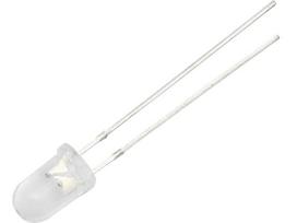 Elektros prekės // Elektromedžiagų išpardavimas | Žemų kainų akcijos // 2156#                Dioda led  5mm ( biała clear zimna)