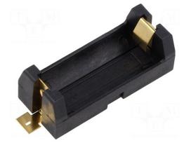 Holder | CR123A | Batt.no: 1 | PCB,SMT | plastic | -50÷145°C