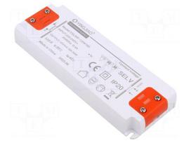 Power supply: switching | LED | 50W | 12VDC | 4.16A | 220÷240VAC | IP20