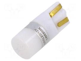 Filament lamp: automotive | W2,1x9,5d | 5W | 12V | 25lm | white | W5W