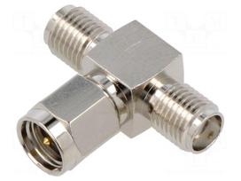 Adapter | SMA socket x2,SMA plug | 6GHz | 50Ω | Contacts: brass