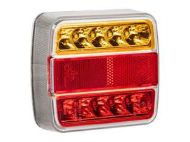 Automobilių lemputės, Motociklų ir traktorių technikos šviestuvai // LED darbo šviestuvai automobiliams ir specialiajai technikai // 23-211# Lampa do przyczepy samochodowej led tylna zespolona