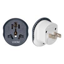 Elektros prekės // Maitinimo prailgintuvų, skirstytuvų ir UK bei USA adapterių rinkinys // Adapter podróżny - Go to USA, 110-230V/10A, uniwersalne gniazdo, wtyczka amerykańska (typ A,B)