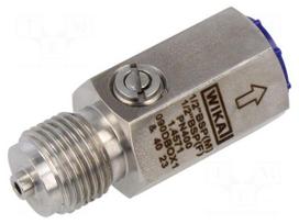 Snubber adjustable | G 1/2" | steel CrNi 1.4571 | max.120°C
