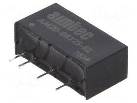 Converter: DC/DC | 2W | Uin: 4.5÷5.5VDC | Uout: 12VDC | Iout: 167mA | SIP7