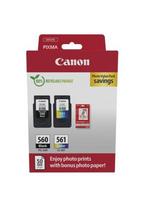 Canon CRG PG-560/CL-561 + Photo Paper Value Pack (3713C008) Ink Cartridge Multipack, BK/CMY