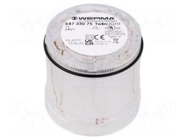 Automation module: light signaller | orange | LED | 24VDC | 24VAC
