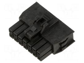 Connector: wire-board | plug | female | PIN: 14 | Nano-Fit | UL94V-0