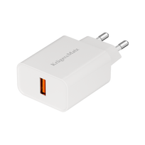 Mobilieji telefonai ir priedai // USB tinklo įkrovikliai // Ładowarka sieciowa Kruger&Matz z funkcją Quick Charge