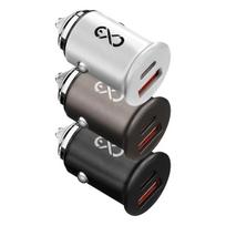 Įrankiai ir matavimo prietaisai // Įrankių, priedų naujienos // EXC Mobile ładowarka samochodowa CUTE PRO, USB+PD, 30W, kolor mix