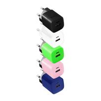 Įrankiai ir matavimo prietaisai // Įrankių, priedų naujienos // Ładowarka sieciowa eXc CUBE, 2xUSB (typ A+C), 33W, szybkie ładowanie, kolor mix