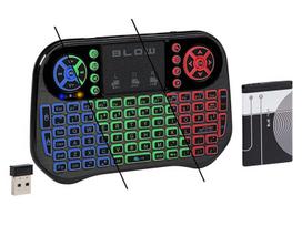 Klaviatūros ir pelės // Klaviatūros // 84-256# Klawiatura bezprzewodowa 2,4ghz+bluetooth miniks-6 +touchpad