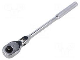 Wrench: rattle | 3/8" | bent | 280mm | Teeth: 32